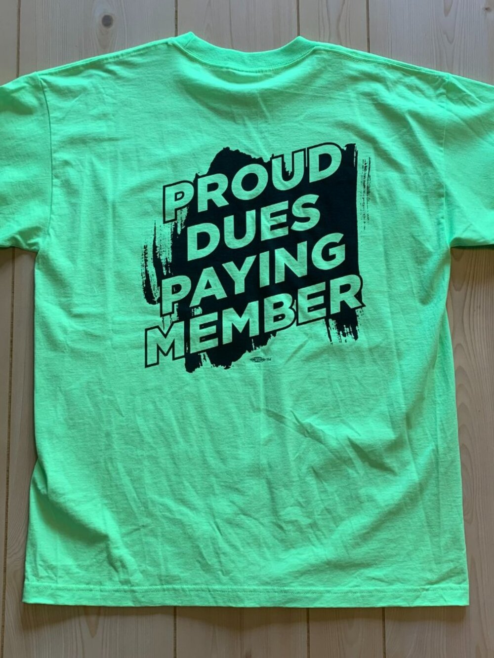 Vintage Union Hi-Vis United Brotherhood of Carpenters Proud Member T-Shirt XL